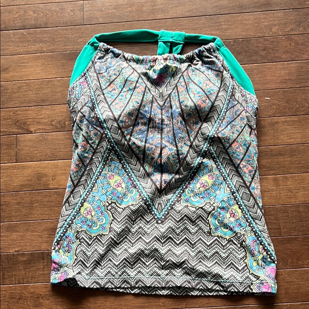 Beautiful prana sports tank with built in bra size medium